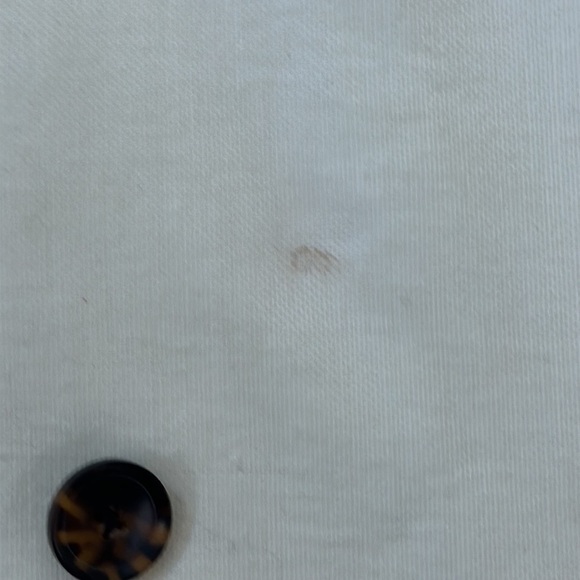 NWT Banana Republic long ivory brown leather size medium western Lined - Picture 10 of 13